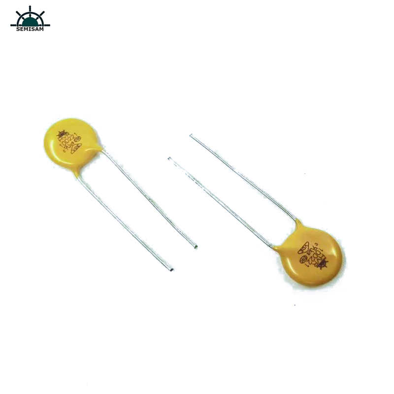 Alkuperäinen ODM-vastus Toimittaja Yellow Silicon 10D221 Halkaisija 10mm Metal Oxid MOV Varistor virtalähteelle